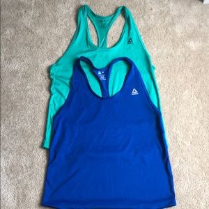 REEBOK speed wick workout tanks, Sz M